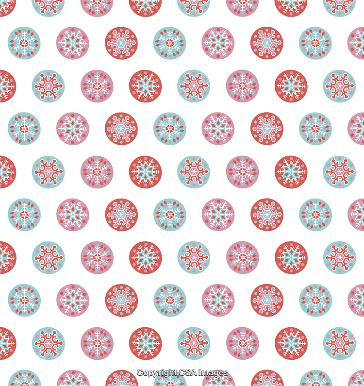 White Snowflake Pattern