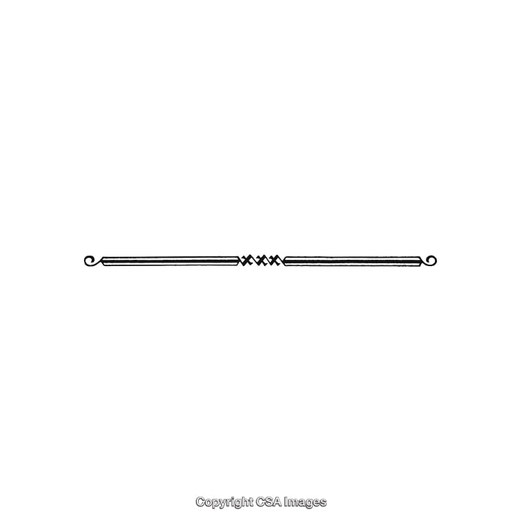 Elegant Black and White Decorative Divider Ornament Design