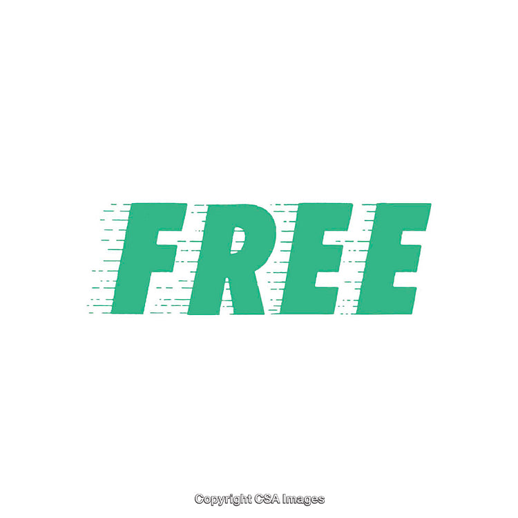 Green Free Text Typography on White Minimalist Background with Speed Effect