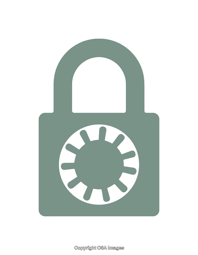 Secure Lock Icon Highlighting Safety and Security Concepts