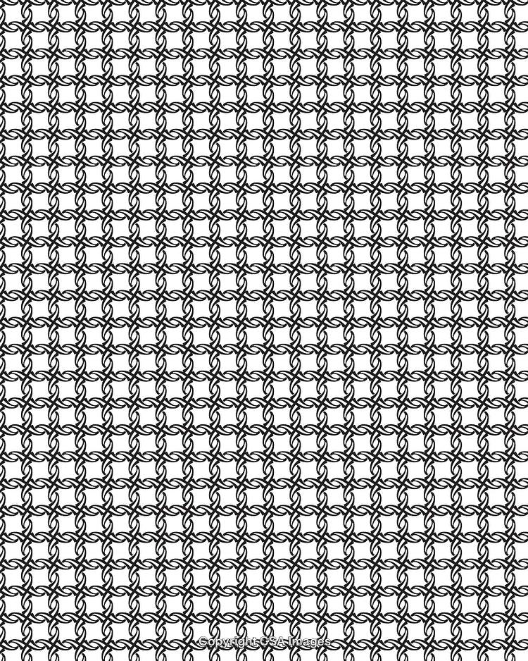Seamless Black and White Geometric Pattern Abstract Background Design