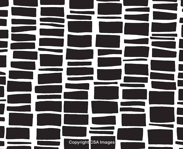 Abstract Black And White Geometric Pattern With Rectangular Shapes