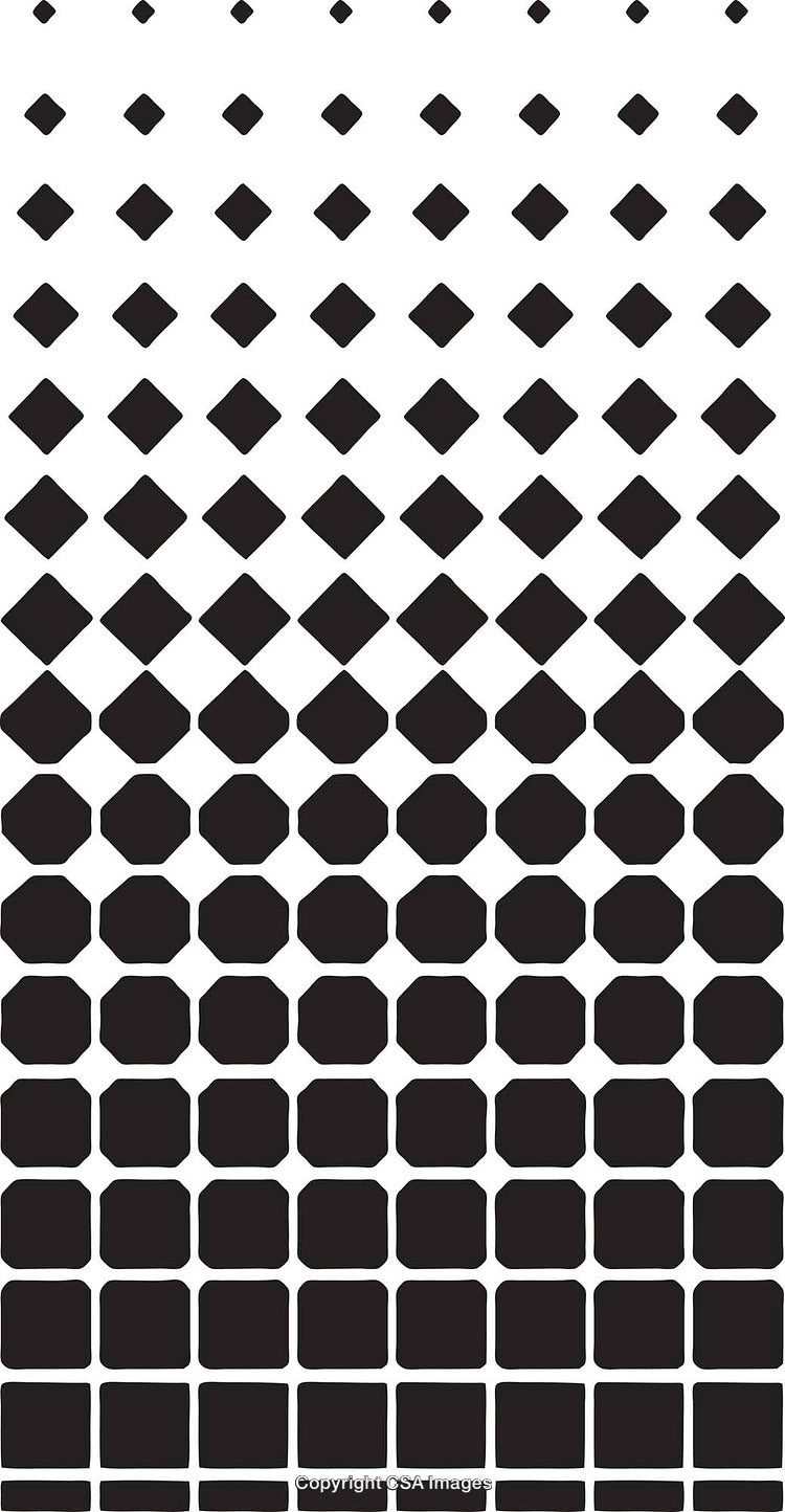 Abstract Black and White Pattern with Geometric Shapes and Gradients