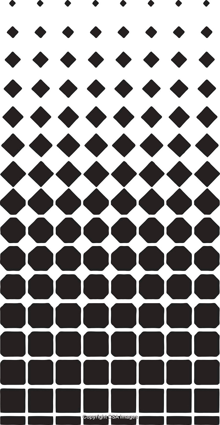 Abstract Black and White Pattern with Geometric Shapes and Gradients