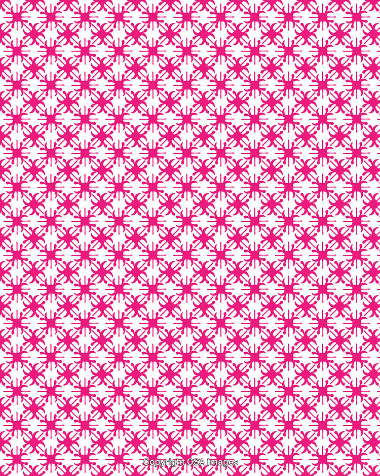 Pink Abstract Pattern with Repeating Geometric Design Elements