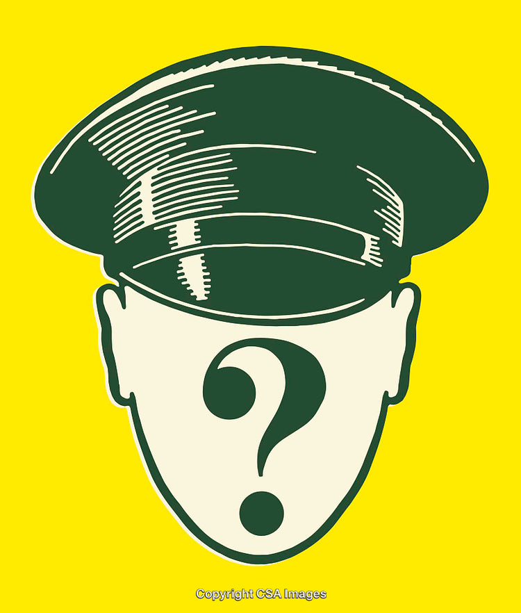 Illustration of a Faceless Figure Wearing a Green Cap on Yellow Background