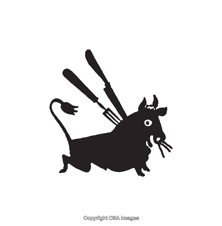 Creative Black and White Line Art of Surreal Animal Illustration