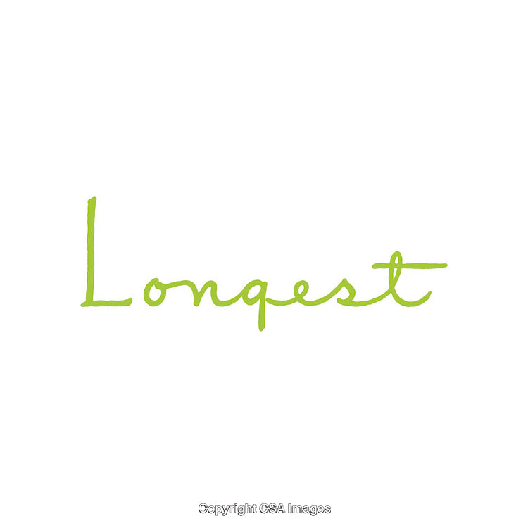 Green Hand-Drawn Lettering On A Pure White Background