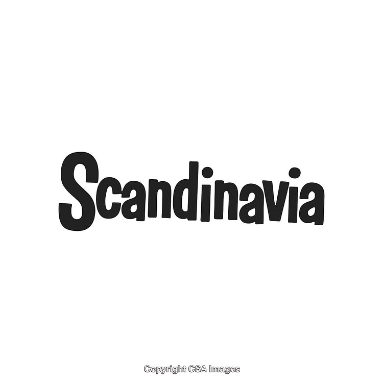 Scandinavian Typography Featuring Bold Black Text on White Background