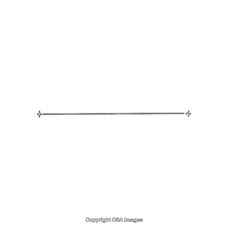 Elegant Black and White Decorative Design Ornament