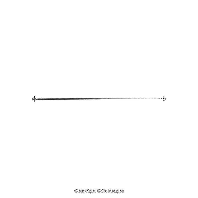 Elegant Black and White Decorative Design Ornament