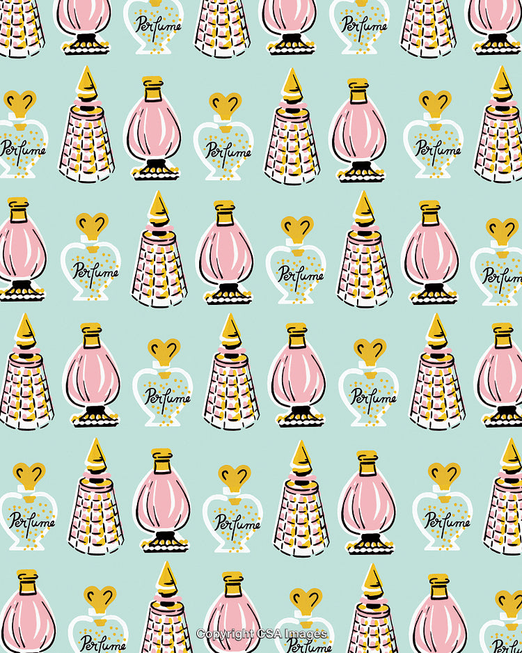 Pattern of Perfume Bottles