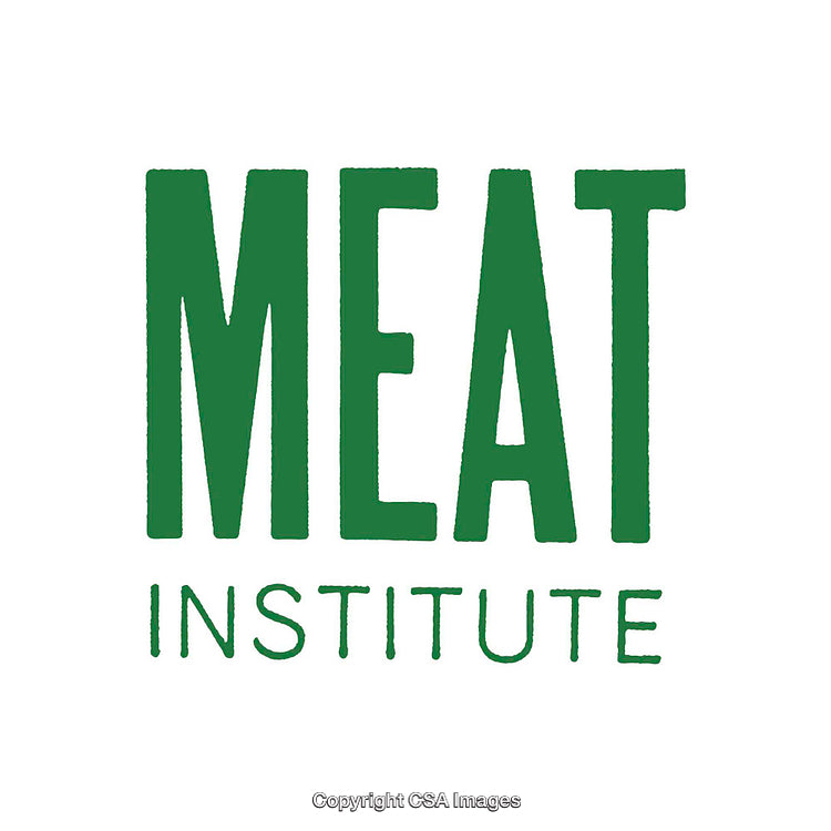 Green Text Highlighting Meat Institute in Bold Typography