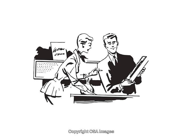 Colleagues Engaged in a Professional Workplace Discussion