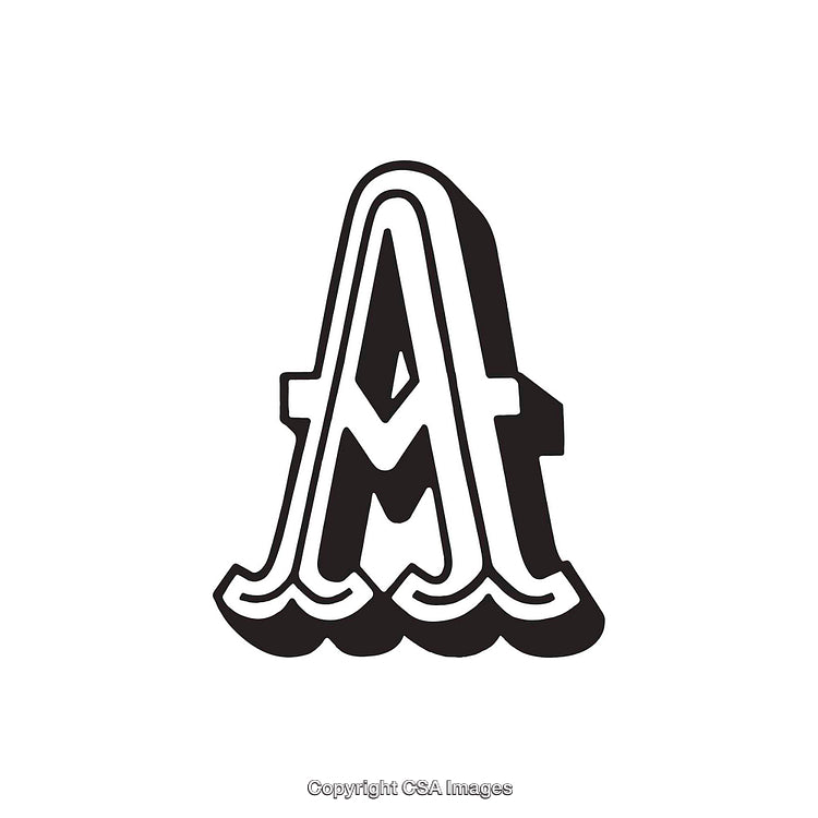 Creative Monogram Design Featuring Stylish Letter A and Unique Details