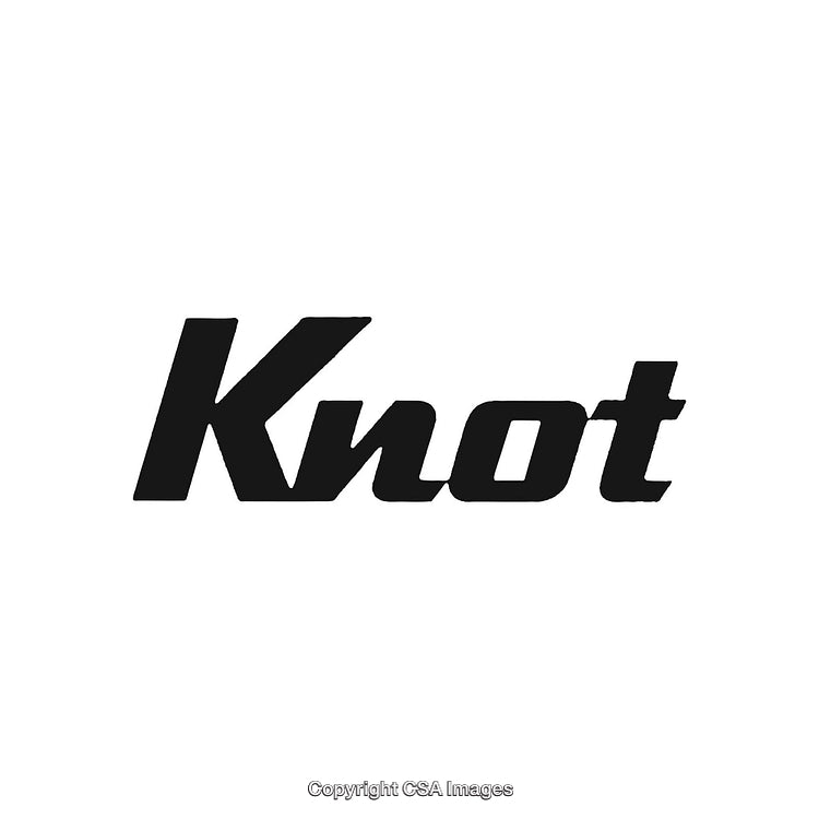 Modern Logo Design Featuring the Word 'Knot' in Stylish Bold Font