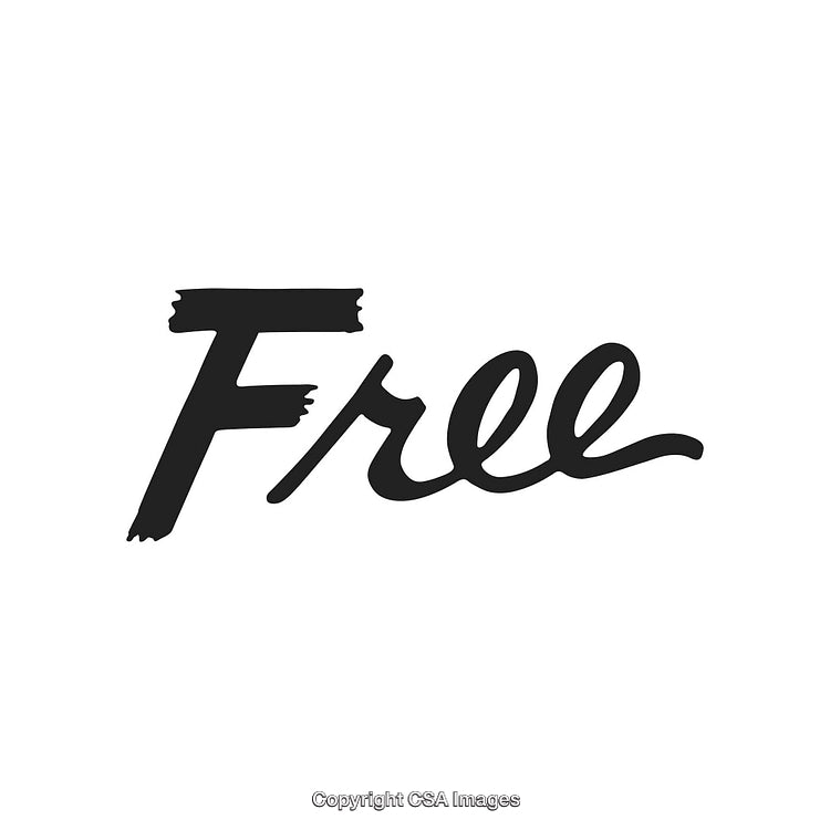 Minimalistic Handwritten Free Text on a Modern White Background