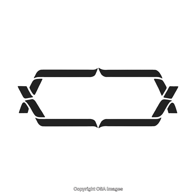 Elegant Black and White Border Design with a Modern Aesthetic