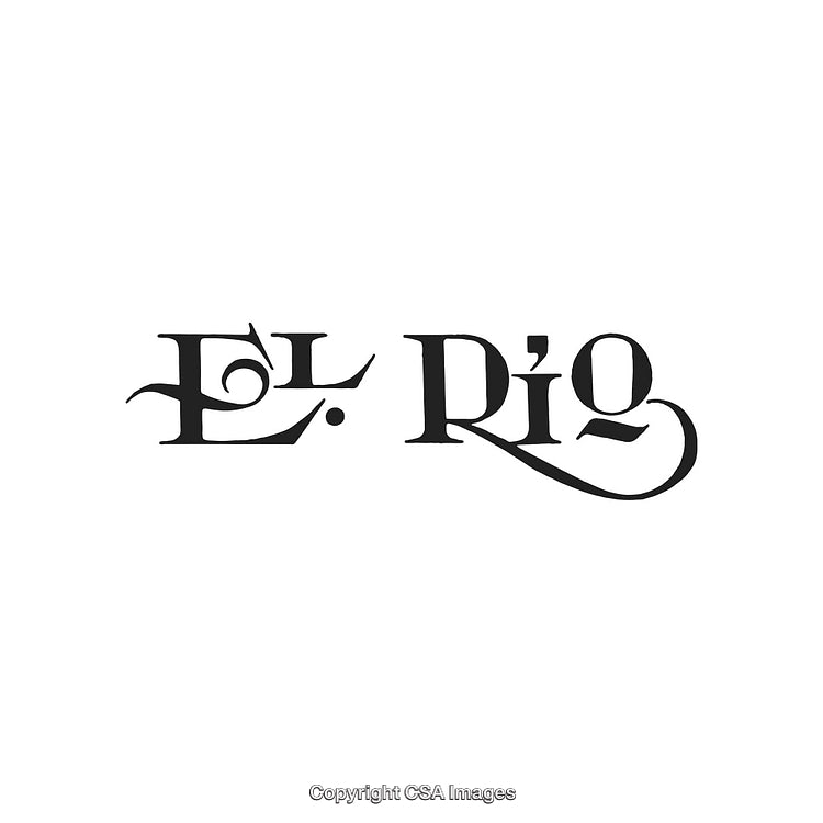 Elegant Calligraphic Typography Art with Minimalistic Design in Black on White