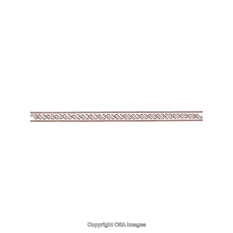Elegant Minimalist Horizontal Border Design with Intricate Decorative Details