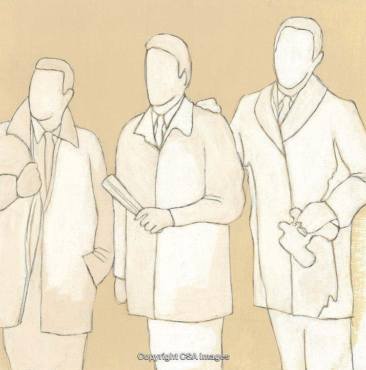 Three Men Wearing Jackets