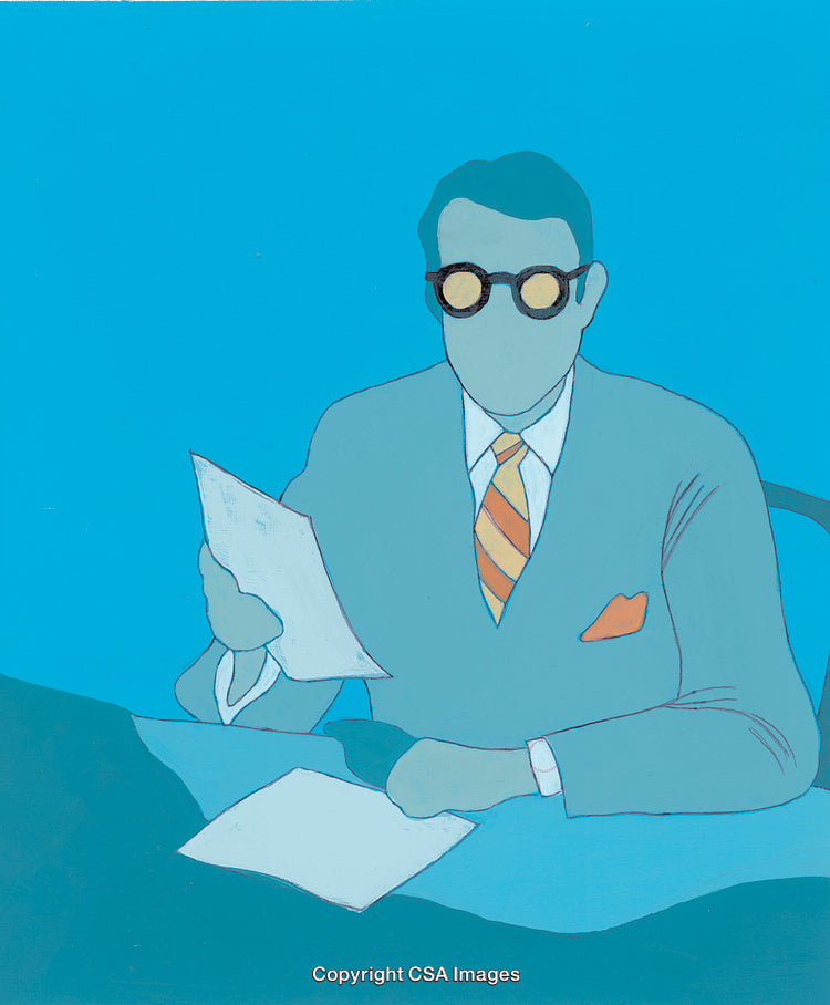 Businessman at Desk