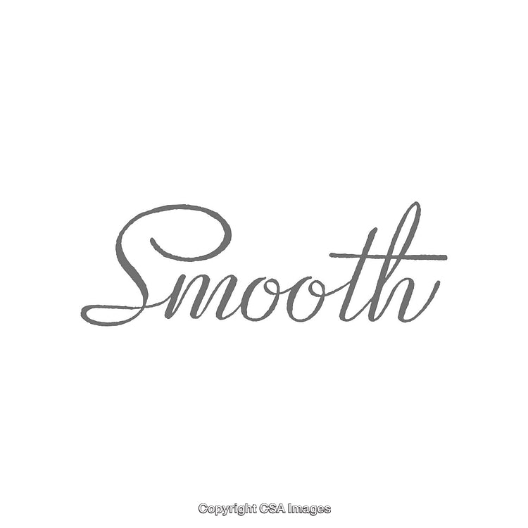 Elegant Handwritten Word Featuring the Term Smooth in Stylish Script