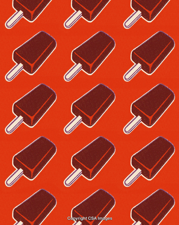 Pattern of Frozen Ice Cream Treats