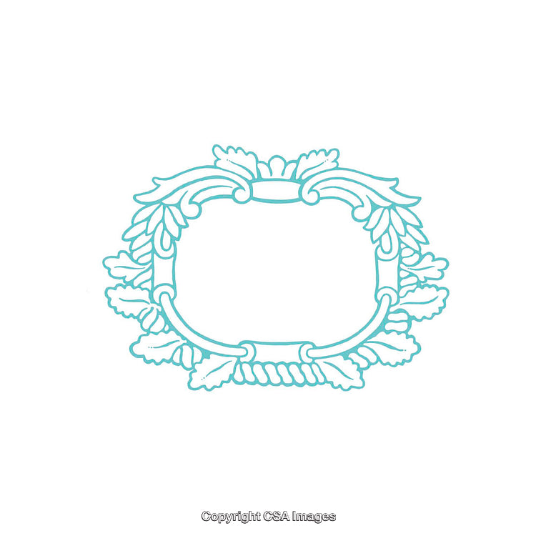 Ornate Decorative Frame Design With Intricate Leaf Motif for Elegant Presentations