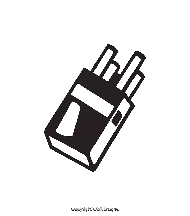 Black And White Line Art of a Simplified Object Design