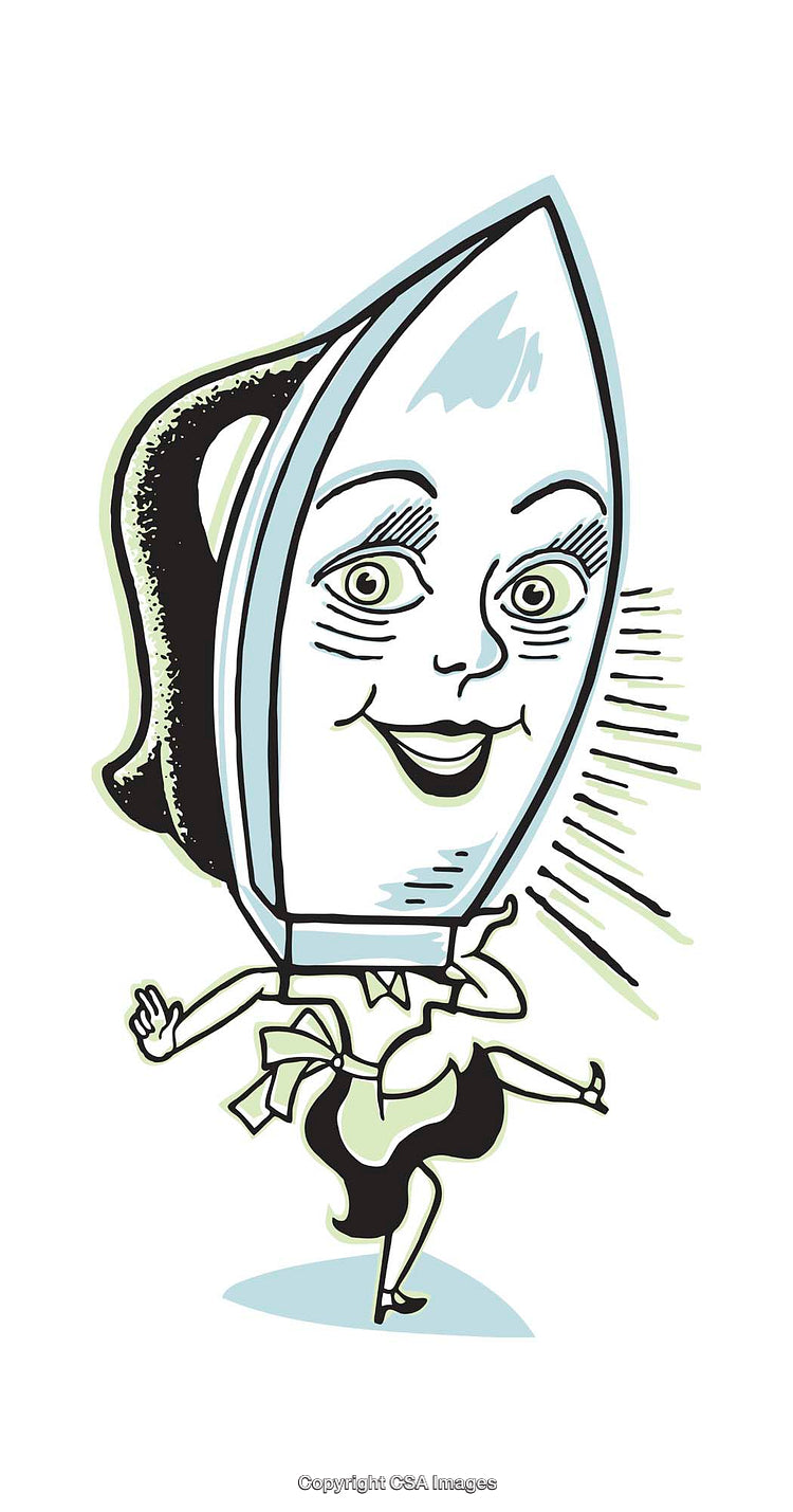 Creative Illustration of Iron Character with Whimsical Design