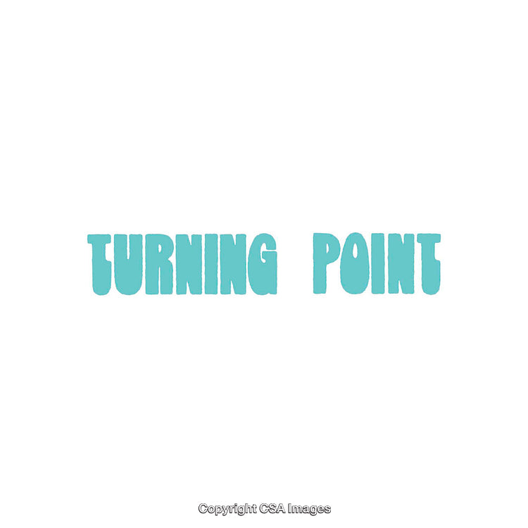Minimal Text Graphic Featuring the Phrase 'Turning Point' in Bold Design