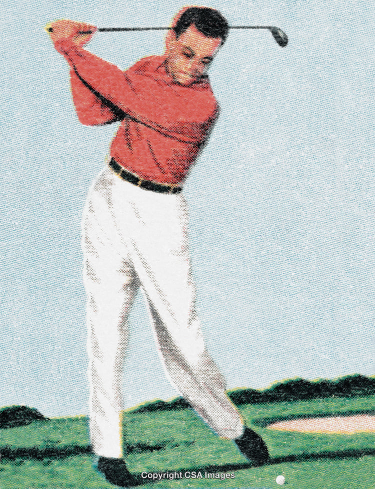 Man Golfing