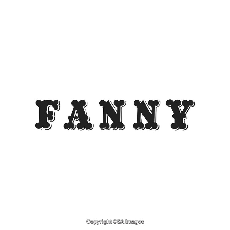 Bold Artistic Typography Featuring Decorative Bone-Inspired Letter Designs