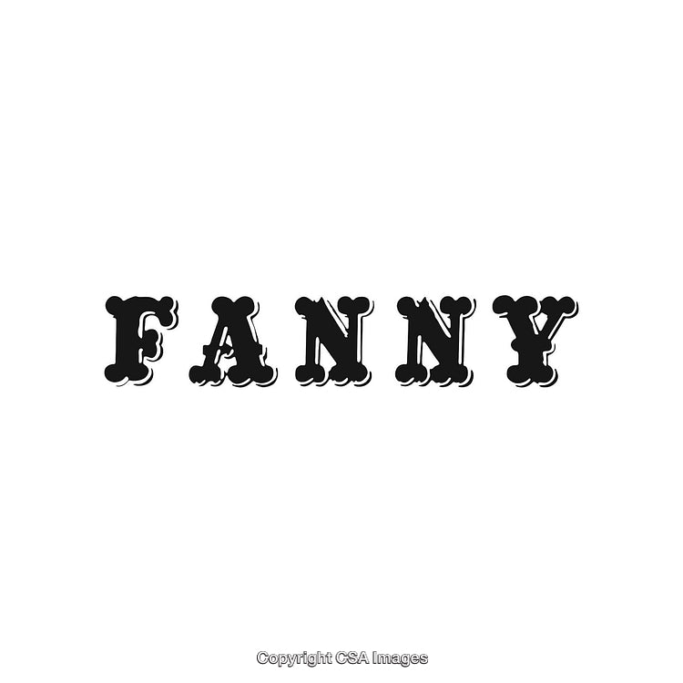 Bold Artistic Typography Featuring Decorative Bone-Inspired Letter Designs