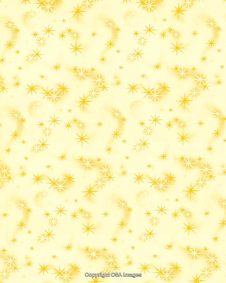 Light Yellow Star Pattern