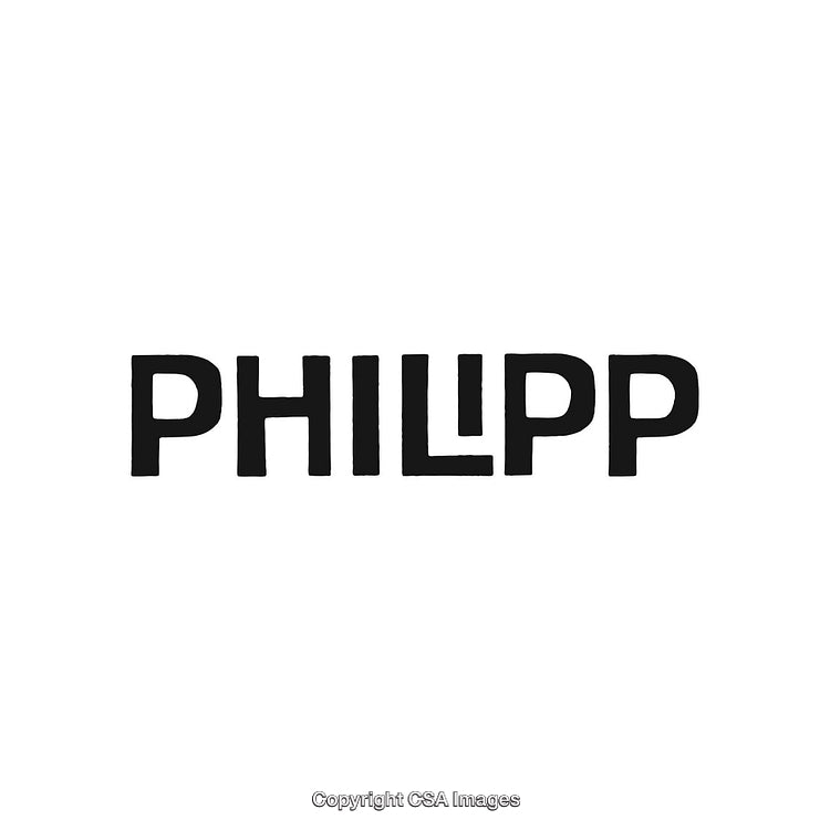 Minimalistic Black Stencil Lettering on White Background Design Concept