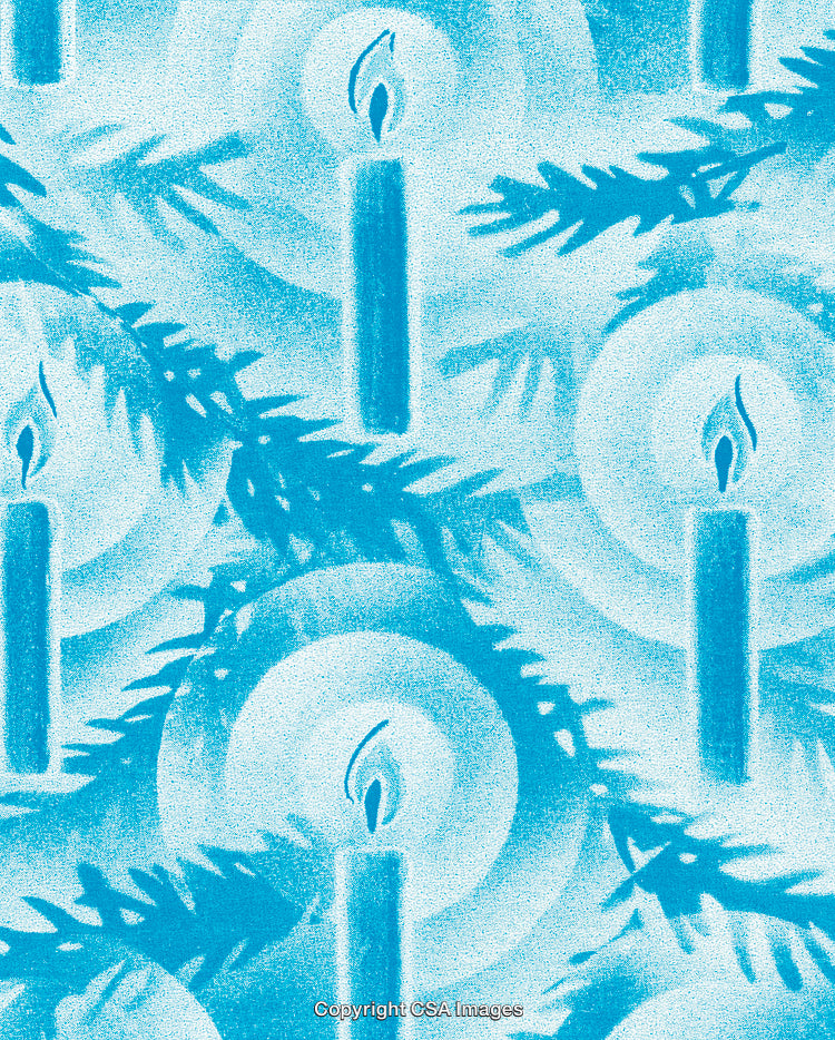 Holiday candle pattern