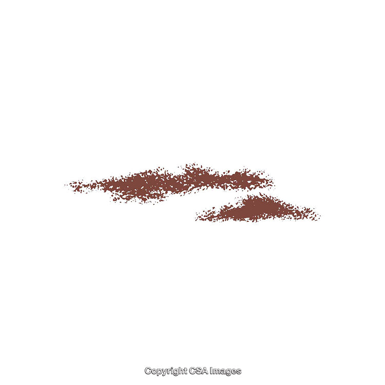 Abstract Brown Textured Strokes on a Clean White Background