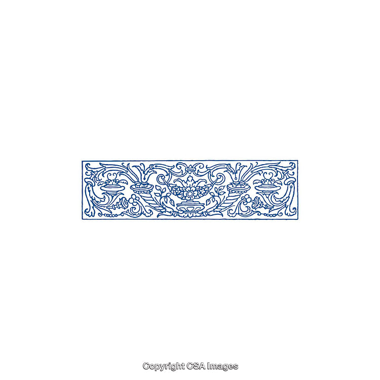 Elegant Vintage Ornamental Design with Floral and Decorative Patterns