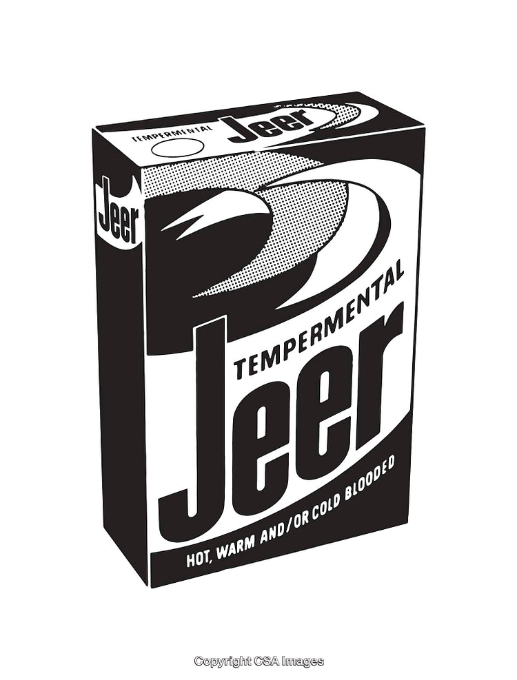 Black and White Retro Styled Temperamental Product Box Design