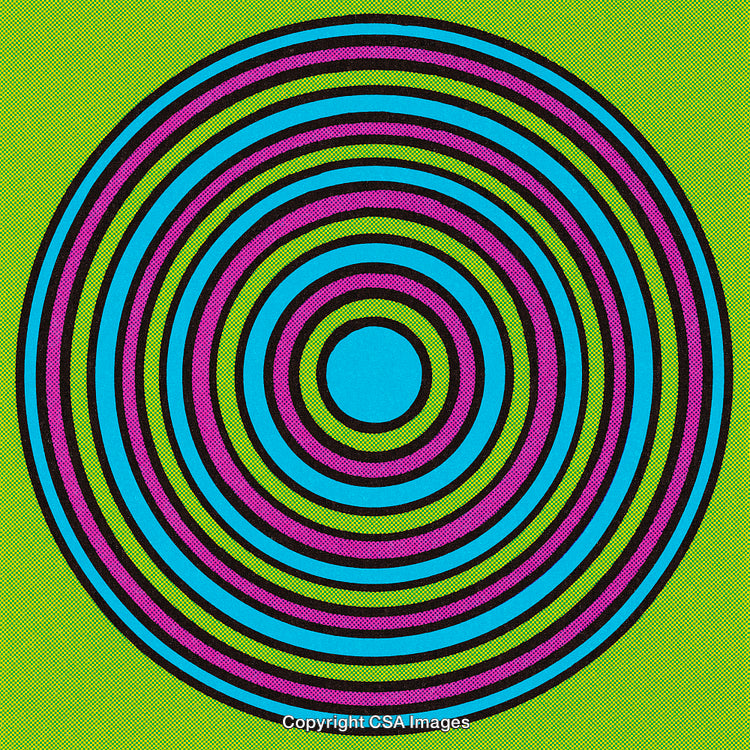 Colorful Vibrant Circles on a Dynamic Green Background Design
