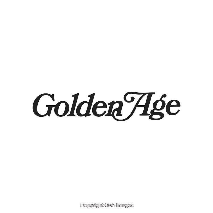 Elegant Golden Age Typography With Stylish Serif Font Design