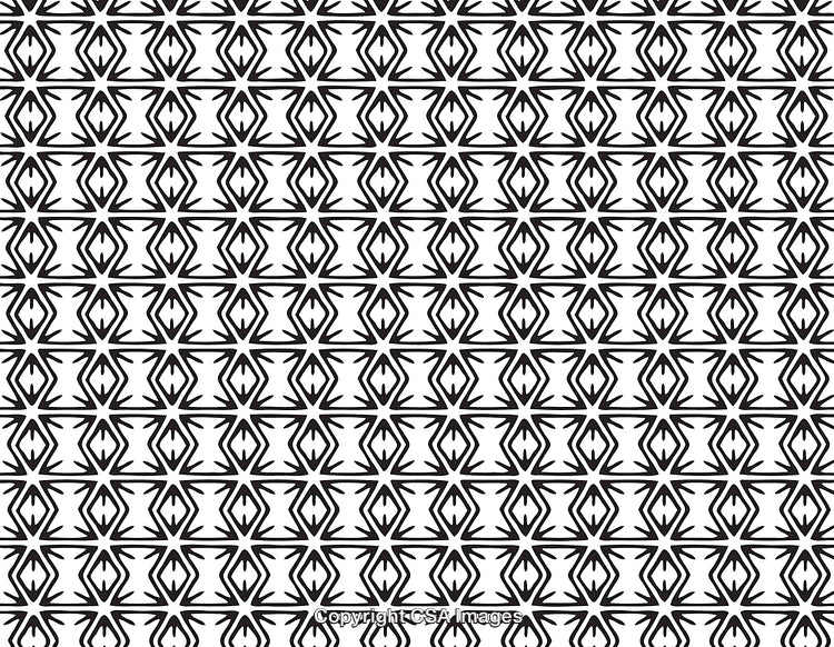 Seamless Black and White Geometric Pattern for Backgrounds or Design Projects