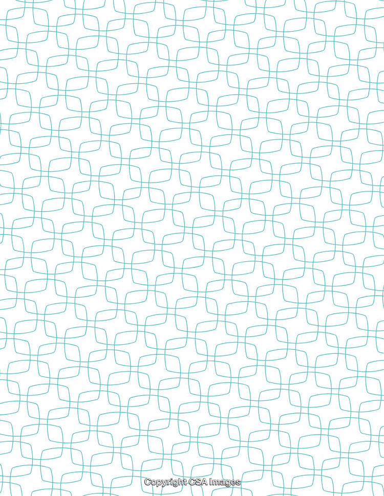 Intricate Minimalistic Geometric Abstract Pattern in Light Blue Lines