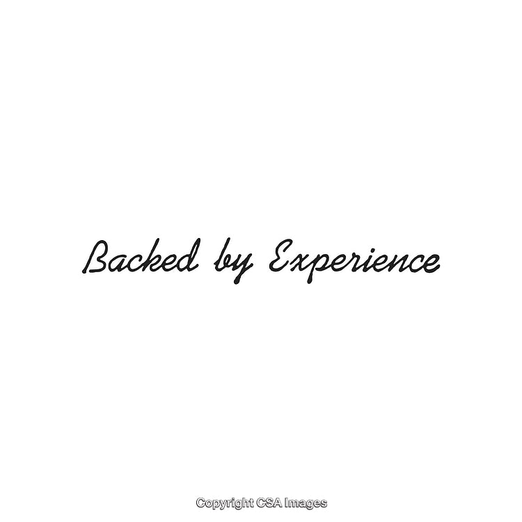 Elegant Script Text Highlighting Proficiency and Experience in Black on White Background