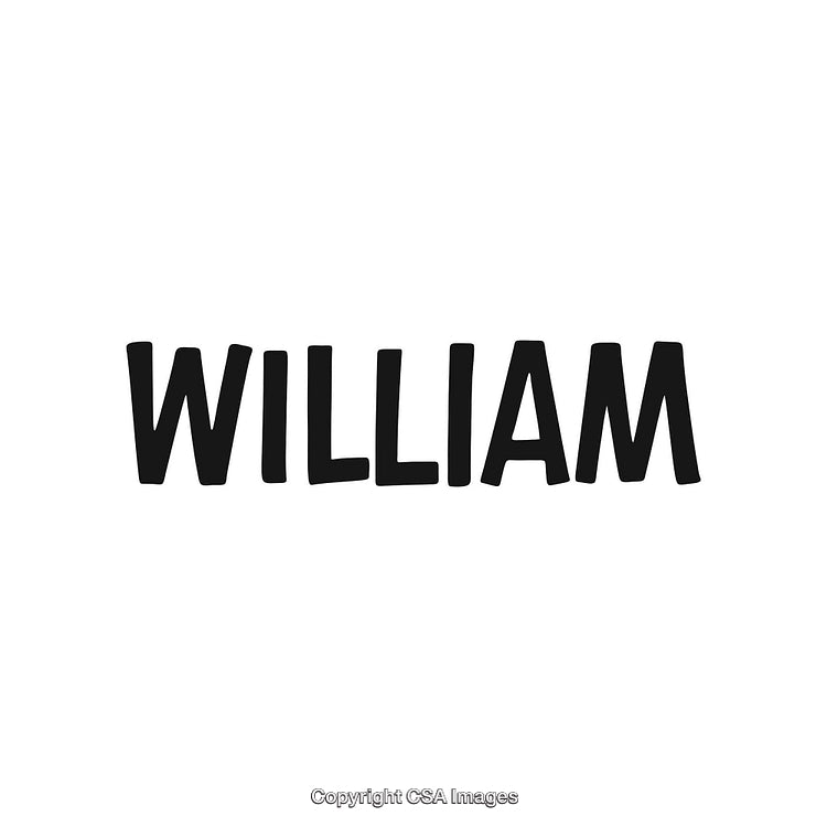 Clean Typography Featuring the Name William in Elegant Style