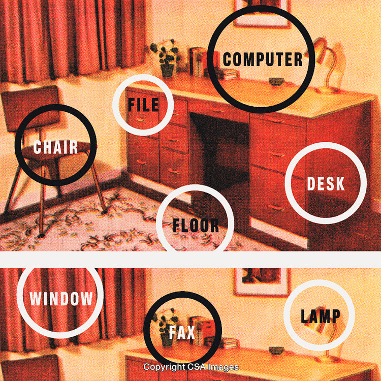 Retro Styled Office Interior with Desk, Chair, and Functional Workspace Elements