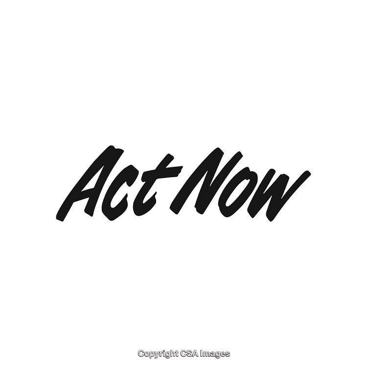 Inspirational Call to Action Text Highlighting Motivation and Immediate Action