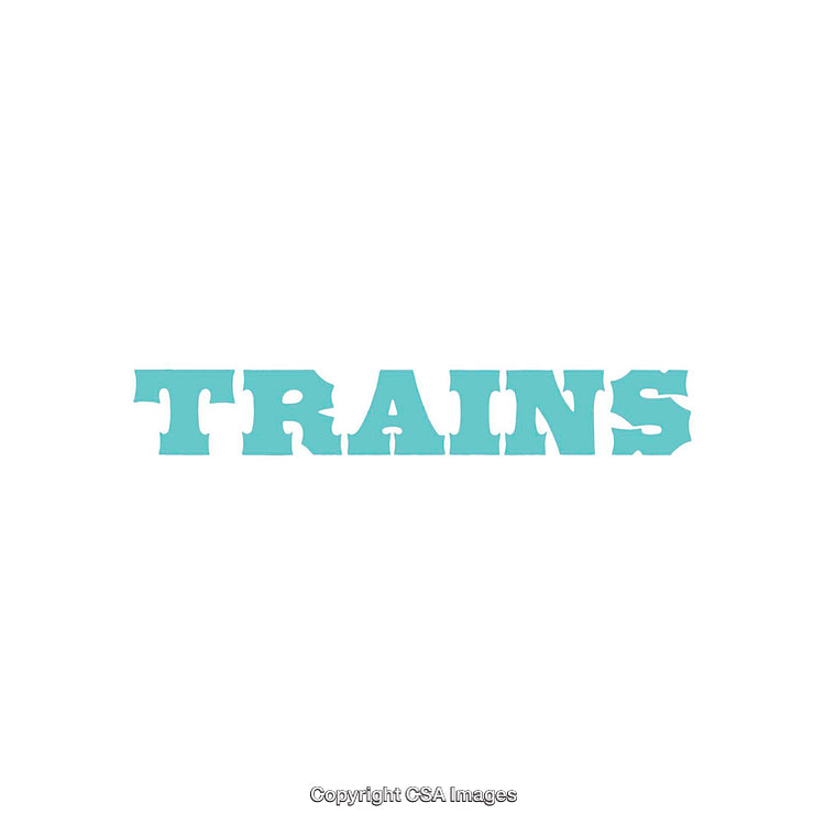 Bold Turquoise Text Illustration on Minimal White Background